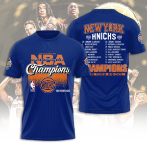 New York Knicks NBA Finals Champions 2026 3D Apparel - TANTN23819