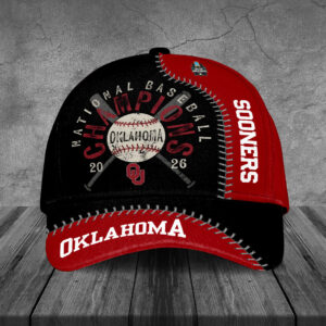 Oklahoma Sooners 2026 NCAA Baseball Men's College World Series Champions Classic Cap - TANTN23864