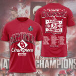 Oklahoma Sooners 2026 NCAA Baseball Men’s College World Series Champions 3D Apparel – TMTHU7021