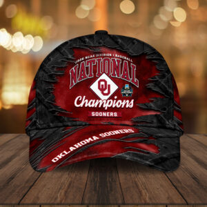 Oklahoma Sooners 2026 NCAA Baseball Men's College World Series Champions Classic Cap - HOATT18945