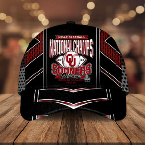 Oklahoma Sooners 2026 NCAA Baseball Men's College World Series Champions Classic Cap - HOATT18950