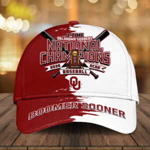 Oklahoma Sooners 2026 NCAA Baseball Men's College World Series Champions Classic Cap - HOATT18951