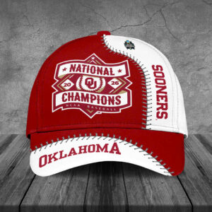 Oklahoma Sooners 2026 NCAA Baseball Men's College World Series Champions Classic Cap - TANTN23861