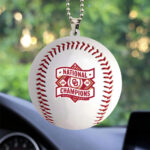 Oklahoma Sooners 2026 NCAA Baseball Men’s College World Series Champions Custom shape 2-sided Acrylic Car Ornament – TANTN23829