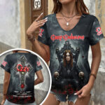 Ozzy Osbourne 3D Women’s V-Neck T-Shirt – HOATT18525
