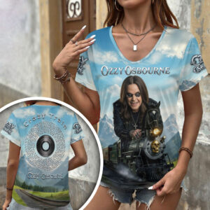Ozzy Osbourne 3D Women’s V-Neck T-Shirt - HOATT18587