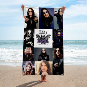 Ozzy Osbourne Rectangle Beach Towel - HOATT18601