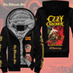 Ozzy Osbourne The Ultimate Sin 40th Anniversary 3D Fleece Zip Hoodie – TMTHU7107