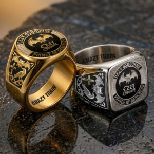 Ozzy Osbourne 3D Engraved Ring - TANTN23410