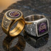 Ozzy Osbourne 3D Engraved Ring - TANTN23402