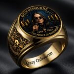 Ozzy Osbourne 3D Engraved Ring – GNE6902