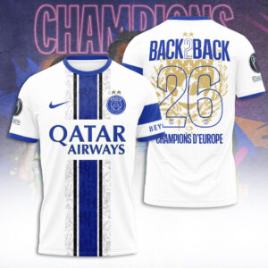 Paris Saint-Germain Champions of Europe 25/26 3D Apparel - TANTN23307