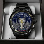 Paris Saint-Germain Champions of Europe 25/26 Black Stainless Steel Watch – TANTN23305