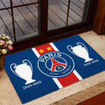 Paris Saint-Germain Champions of Europe 25/26 Custom Doormat – TANTN23329