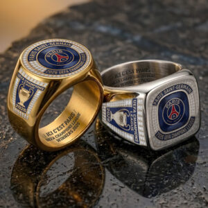 Paris Saint-Germain Champions of Europe 25/26 3D Engraved Ring - TANTN23294