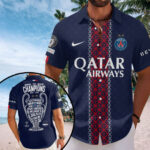 Paris Saint-Germain Champions of Europe 25/26 Short Sleeve Button-Down Shirt – TANTN23525