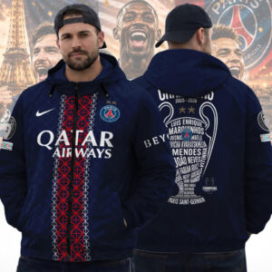 Paris Saint-Germain Champions of Europe 25/26 3D Windbreaker Jacket – TANTN23526