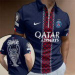 Paris Saint-Germain Champions of Europe 25/26 Zip Polo Shirt – TANTN23524