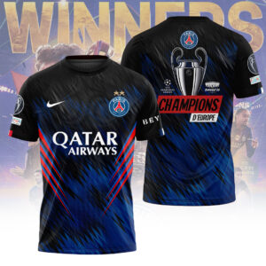 Paris Saint-Germain Champions of Europe 25/26 3D Apparel - TANTN23311