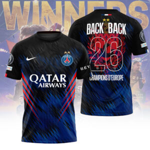 Paris Saint-Germain Champions of Europe 25/26 3D Apparel - TANTN23310
