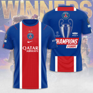 Paris Saint-Germain Champions of Europe 25/26 3D Apparel - TANTN23350