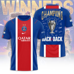 Paris Saint-Germain Champions of Europe 25/26 3D Apparel - TANTN23452
