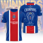 Paris Saint-Germain Champions of Europe 25/26 3D Apparel – TANTN23454