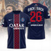 Paris Saint-Germain Champions of Europe 25/26 3D Apparel - TANTN23591
