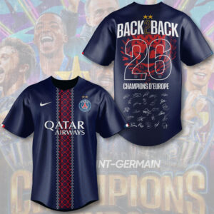 Paris Saint-Germain 25/26 Champions League Champions Baseball Jersey - TMTHU6633