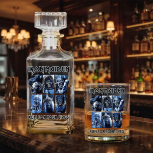 Iron Maiden Whiskey Decanter and Glass - GNE6773