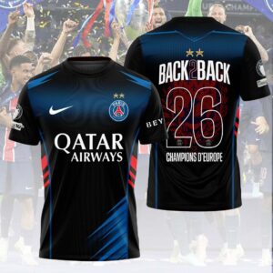 Paris Saint-Germain 25/26 Champions League Champions 3D Apparel - HOATT18407