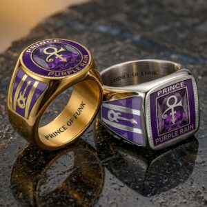 Prince 3D Engraved Ring - TANTN23409