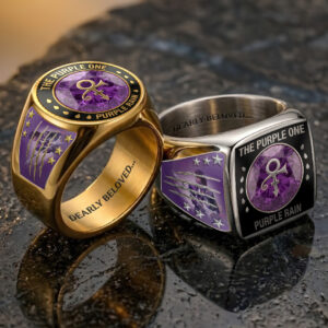Prince 3D Engraved Ring - TANTN23408