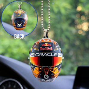 Red Bull Racing x Max Verstappen Custom shape 2-sided Acrylic Car Ornament - TANTN23764