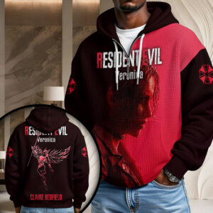 Resident Evil Veronica 3D Unisex Waffle Hoodie - GNE6887.12