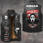 Scream 30th Anniversary Premium 2D Sleeveless Leather Vest – GNE6814