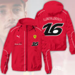 Scuderia Ferrari x Charles Leclerc 3D Windbreaker Jacket – HOATT18861