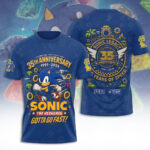 Sonic the Hedgehog 35th Anniversary 3D Apparel – TANTN23984