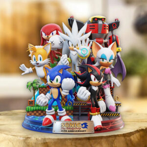 Sonic the Hedgehog 35th Anniversary Custom Shape Acrylic Plaque - TMTHU7061