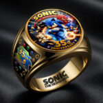 Sonic the Hedgehog 35th Anniversary 3D Engraved Ring – GNE7288