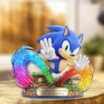 Sonic the Hedgehog 35th Anniversary Custom Shape Acrylic Plaque – TMTHU7162