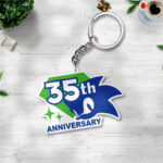 Sonic the Hedgehog 35th Anniversary Custom Shape 2-sided Keychain – TANTN23996