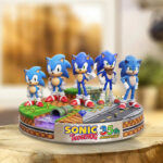 Sonic the Hedgehog 35th Anniversary Custom Shape Acrylic Plaque – TMTHU7146