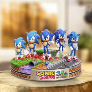 Sonic the Hedgehog 35th Anniversary Custom Shape Acrylic Plaque - TMTHU7146