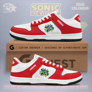 Sonic the Hedgehog 35th Anniversary Genuine Leather SB Shoes - GNE7315