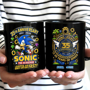 Sonic the Hedgehog 35th Anniversary Ceramic Mug - GNE7291