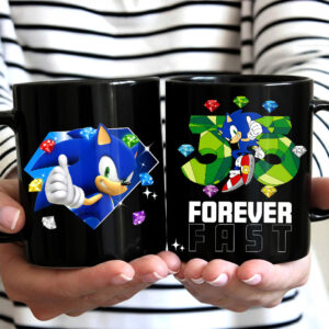 Sonic the Hedgehog 35th Anniversary Ceramic Mug - GNE7293