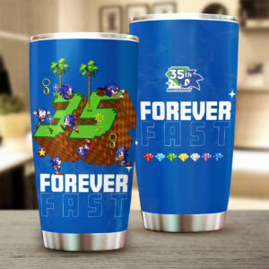 Sonic the Hedgehog 35th Anniversary Tumbler Cup - GNE7280