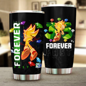 Sonic the Hedgehog 35th Anniversary Tumbler Cup - GNE7314