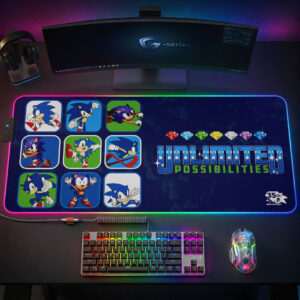 Sonic the Hedgehog 35th Anniversary Custom Gaming Desk Mat - GNE7224